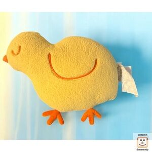 Target Easter 2025 Room Essentials Easter Chick Throw Pillow Yellow 16”x 12”